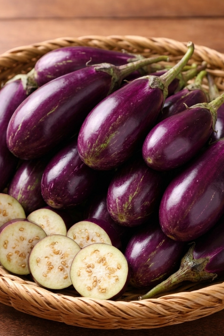 Indian Eggplant 1 Lb