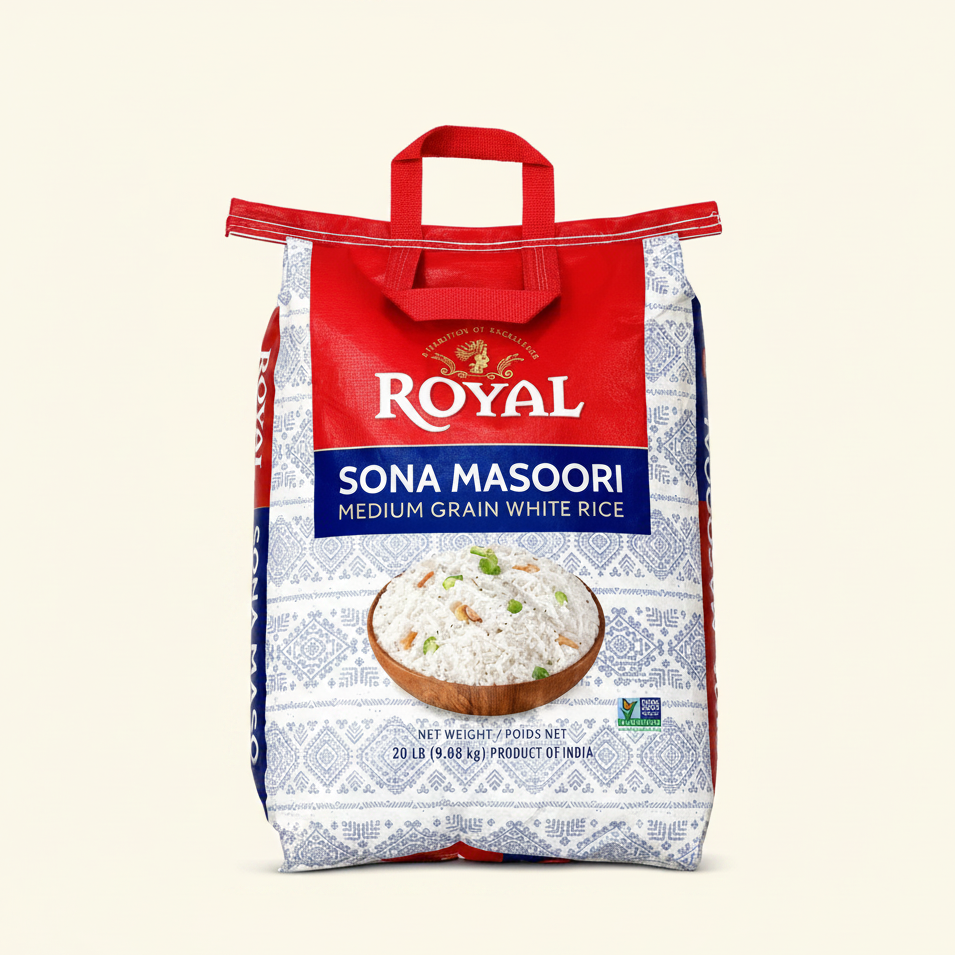 Royal Sona Masoori Rice 20 Lb