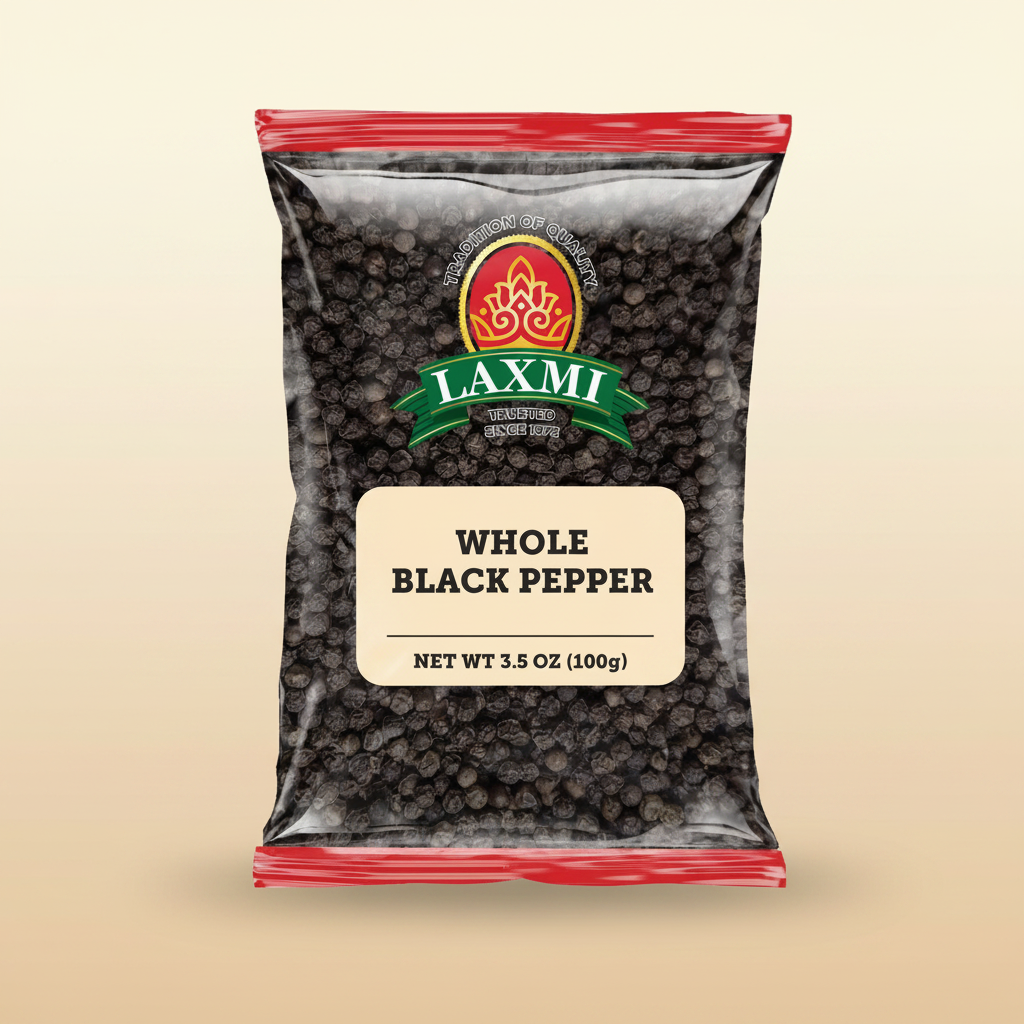 Laxmi Whole Black Pepper 100 Gm