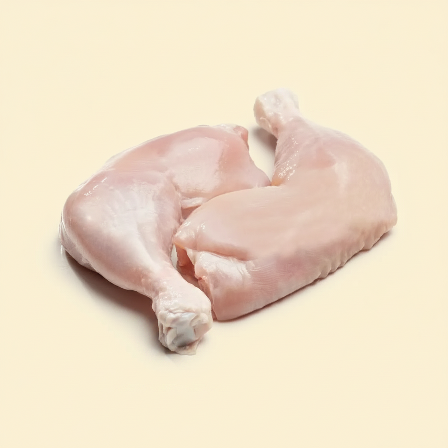 Halal Chicken Leg Quarter 2 Pcs (skinless) Frozen