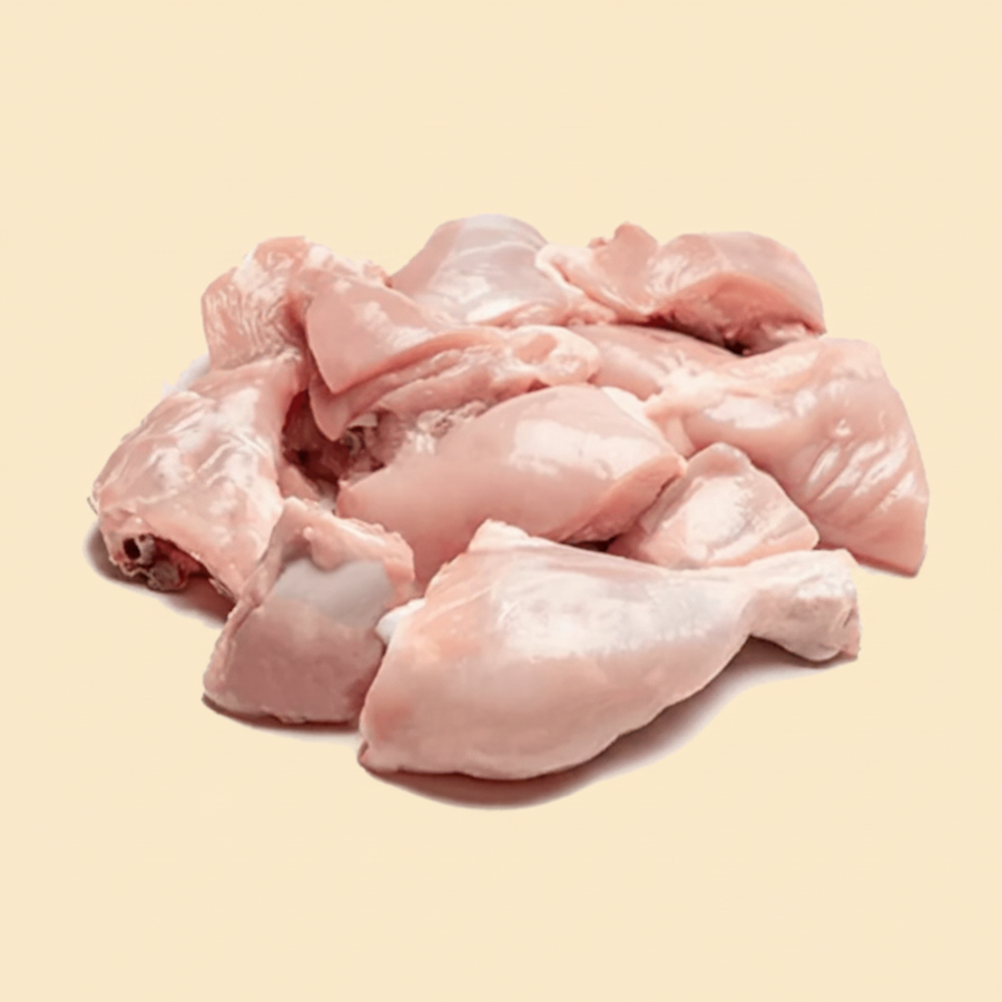 Halal Whole Chicken Cutup (skinless)