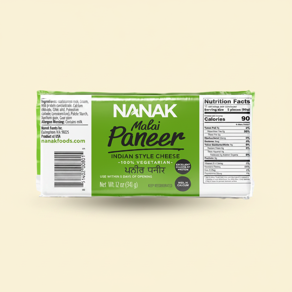 Nanak Malai Paneer 12 Oz