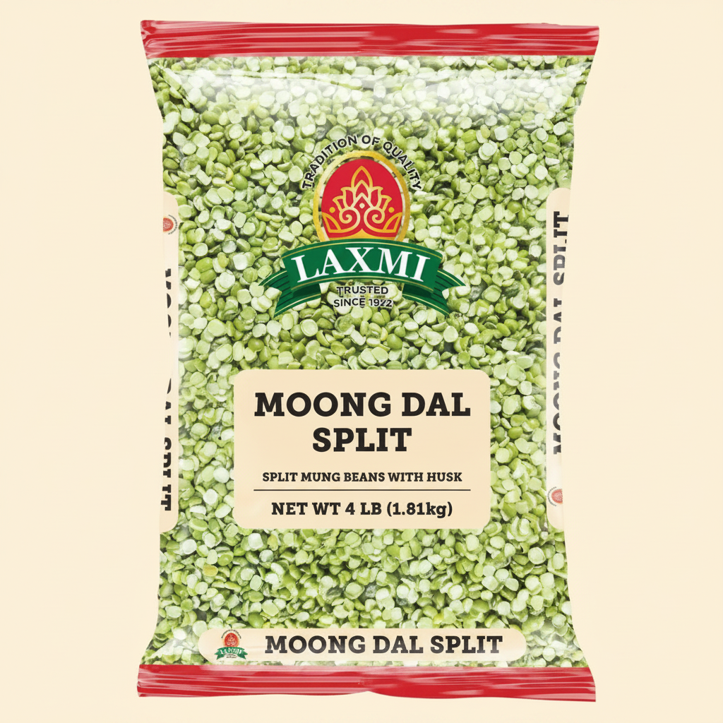 Laxmi Moong Dal Split with Skin 4 LB