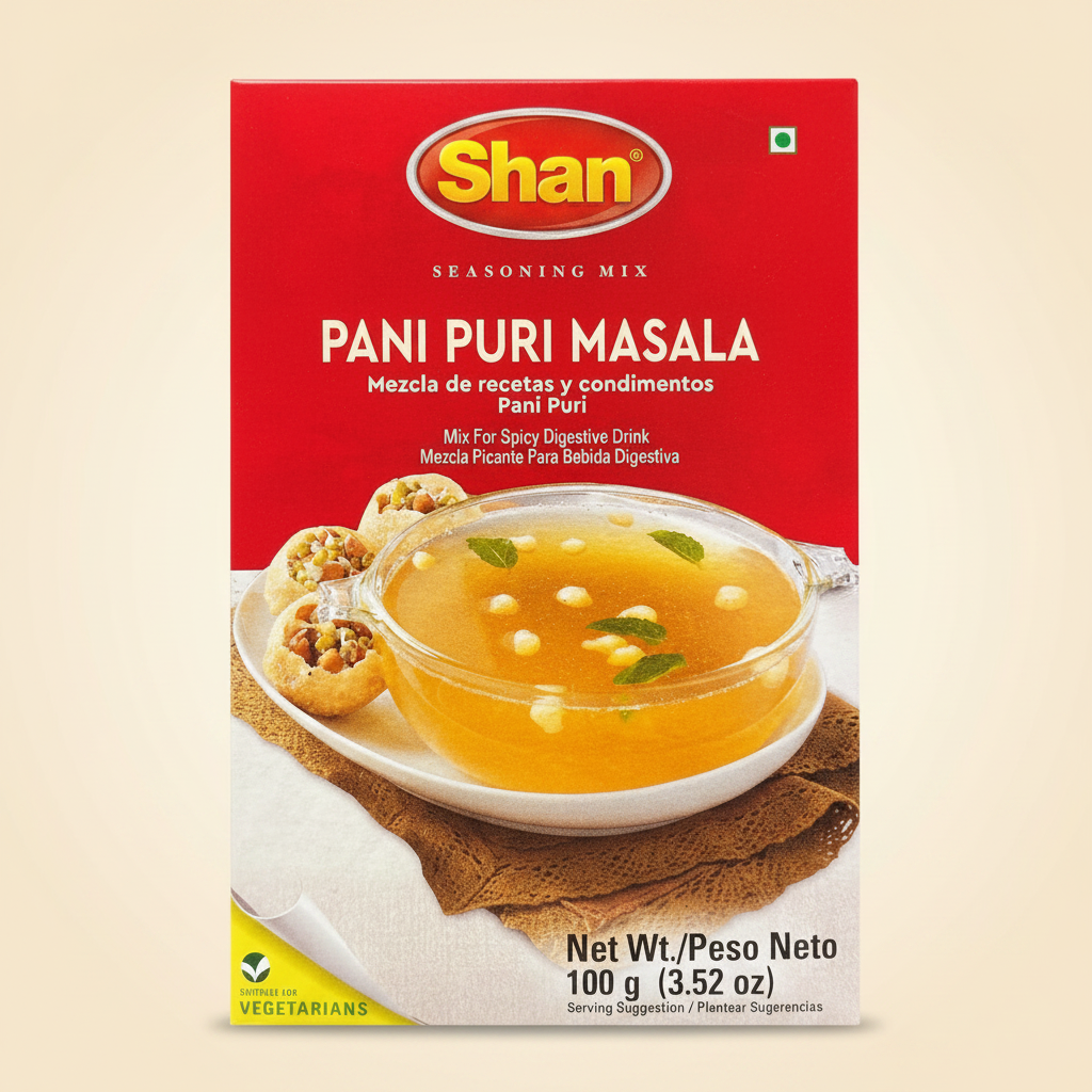 Shan Pani Puri Seasoning Mix 100 Gm