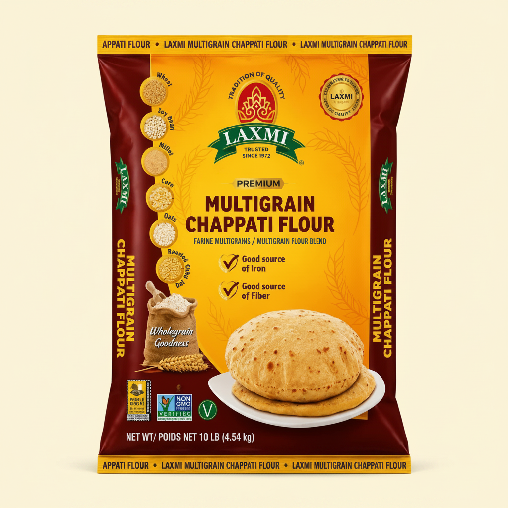 Laxmi Multigrain Chapati Flour 10 Lb