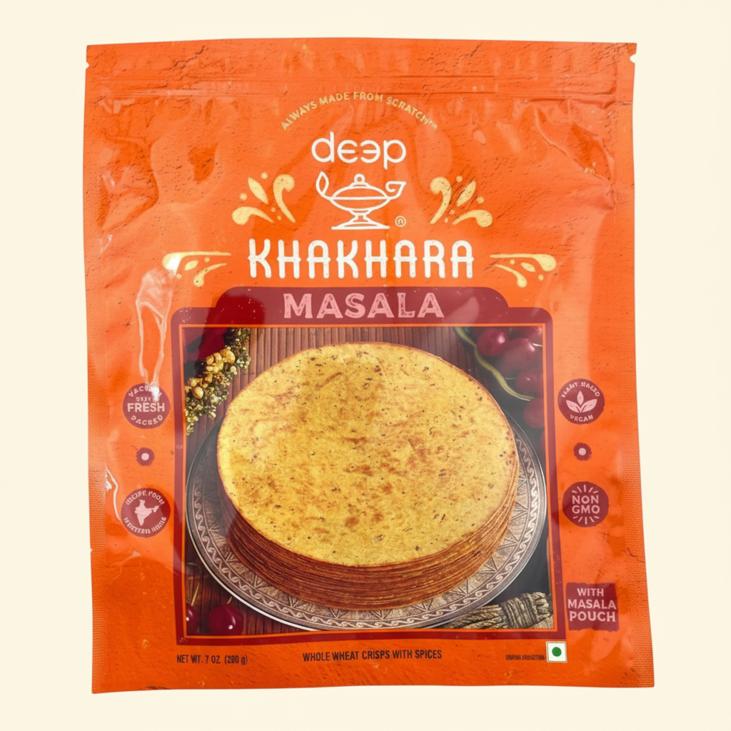 Deep Kha Masala Khakhra 7 Oz