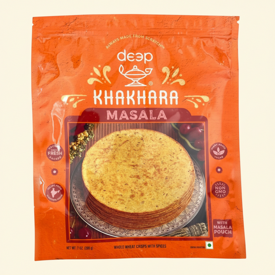 Deep Kha Masala Khakhra 7 Oz
