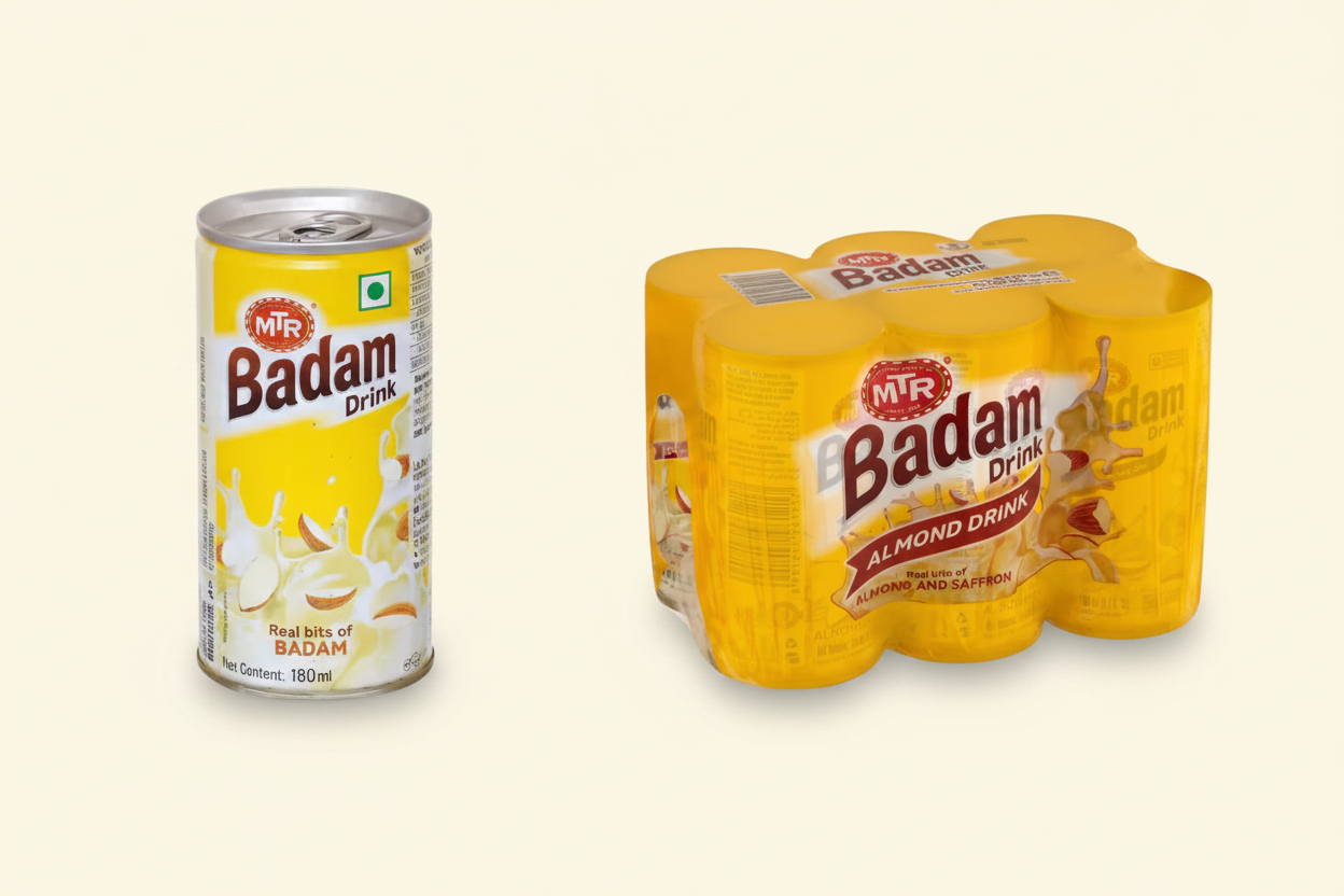 MTR Badam Milk Drink Tin each 180 ml