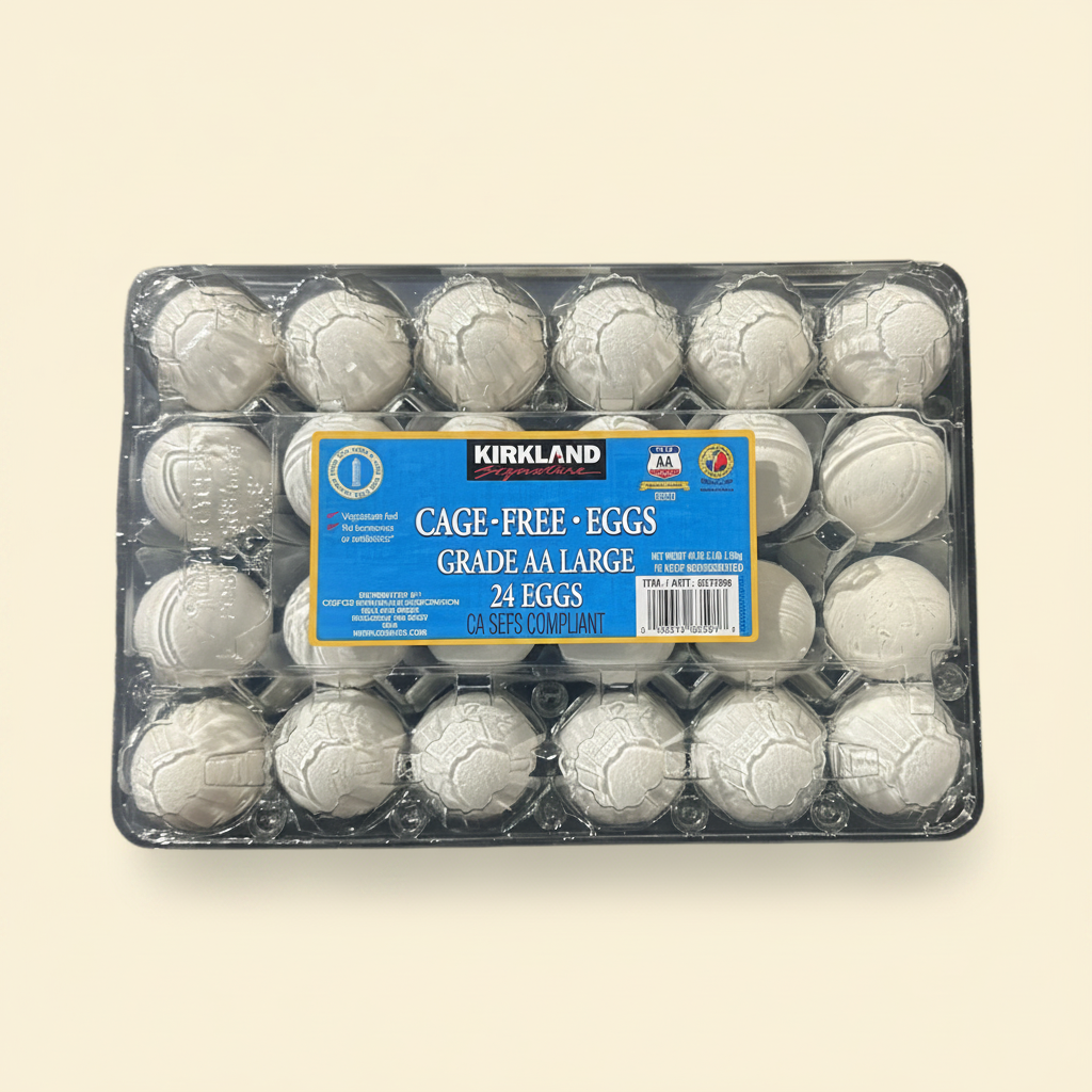 Costco Grade A Lagre Eggs 24ct Cage Free