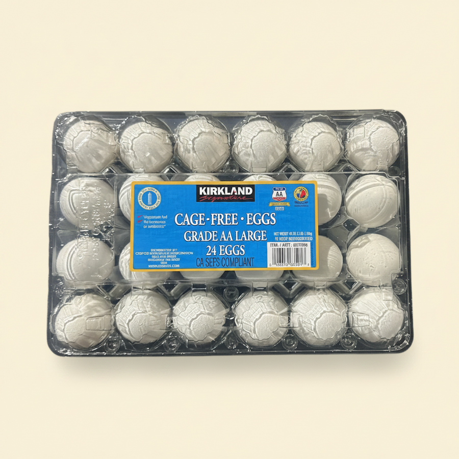 Costco Grade A Lagre Eggs 24ct Cage Free