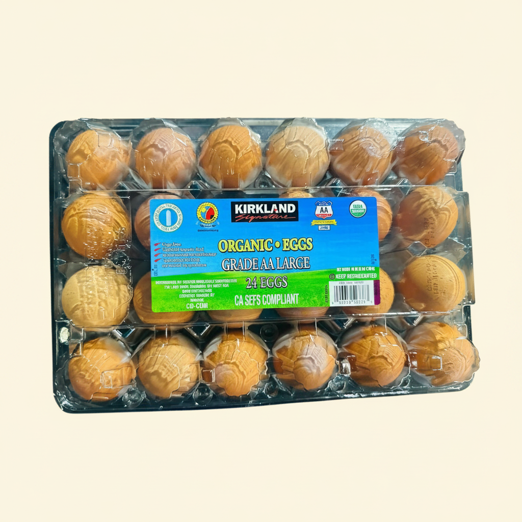 Costco Organic Eggs Pack of 24