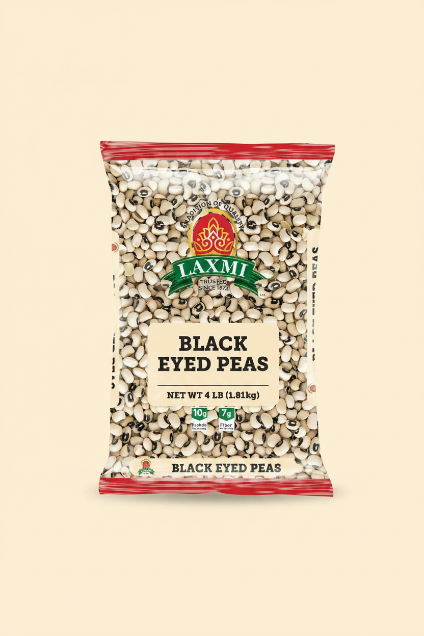 Laxmi Black Eyed Peas 4 LB