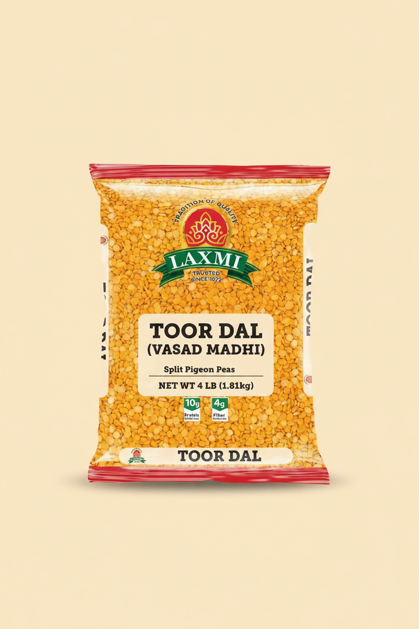 Laxmi Toor Dal (Vasad Madhi) 4 Lb