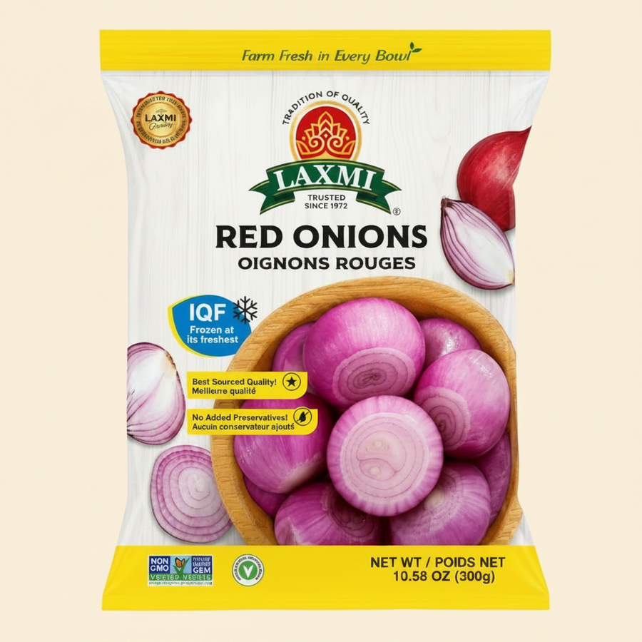 Frozen Laxmi Red Onion 300 Gm