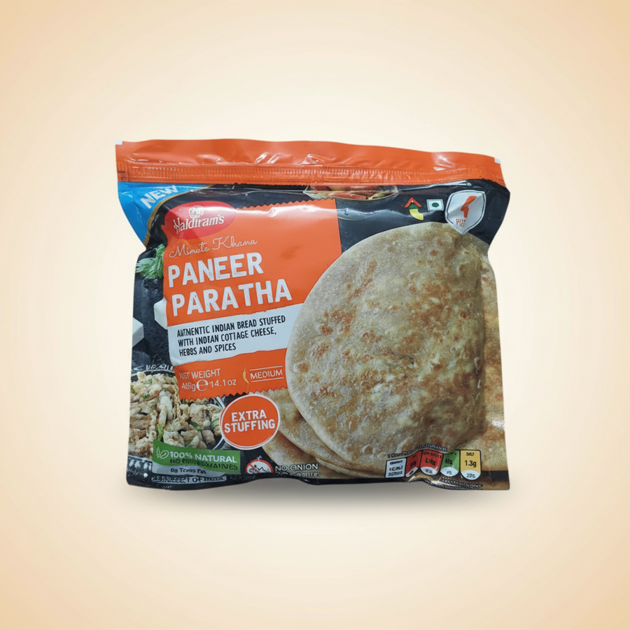 Haldiram Frozen Paneer Paratha (Pack of 4)