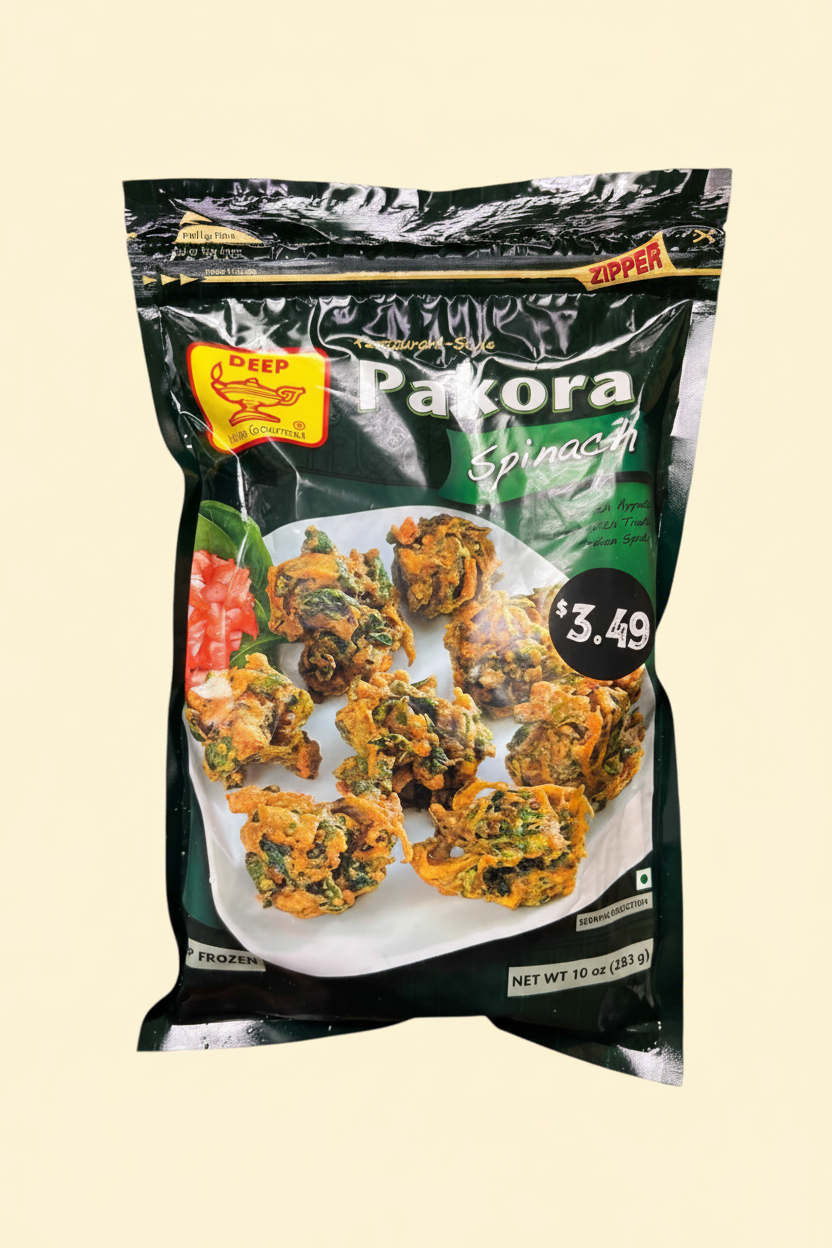 Frozen Deep Spinach Pakora 10 Oz