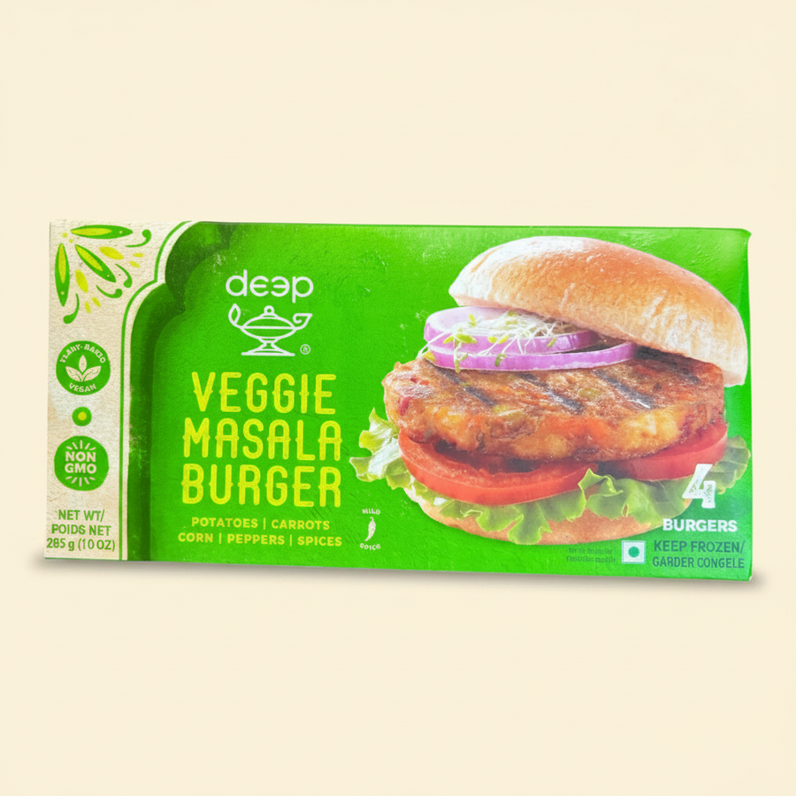 Frozen Deep Veg Masala Burger (Pack of 4)