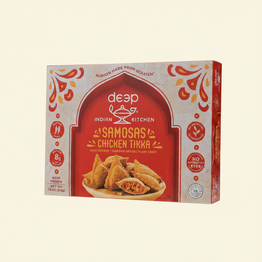 Frozen Deep Chicken Tikka Samosa 7.5 Oz