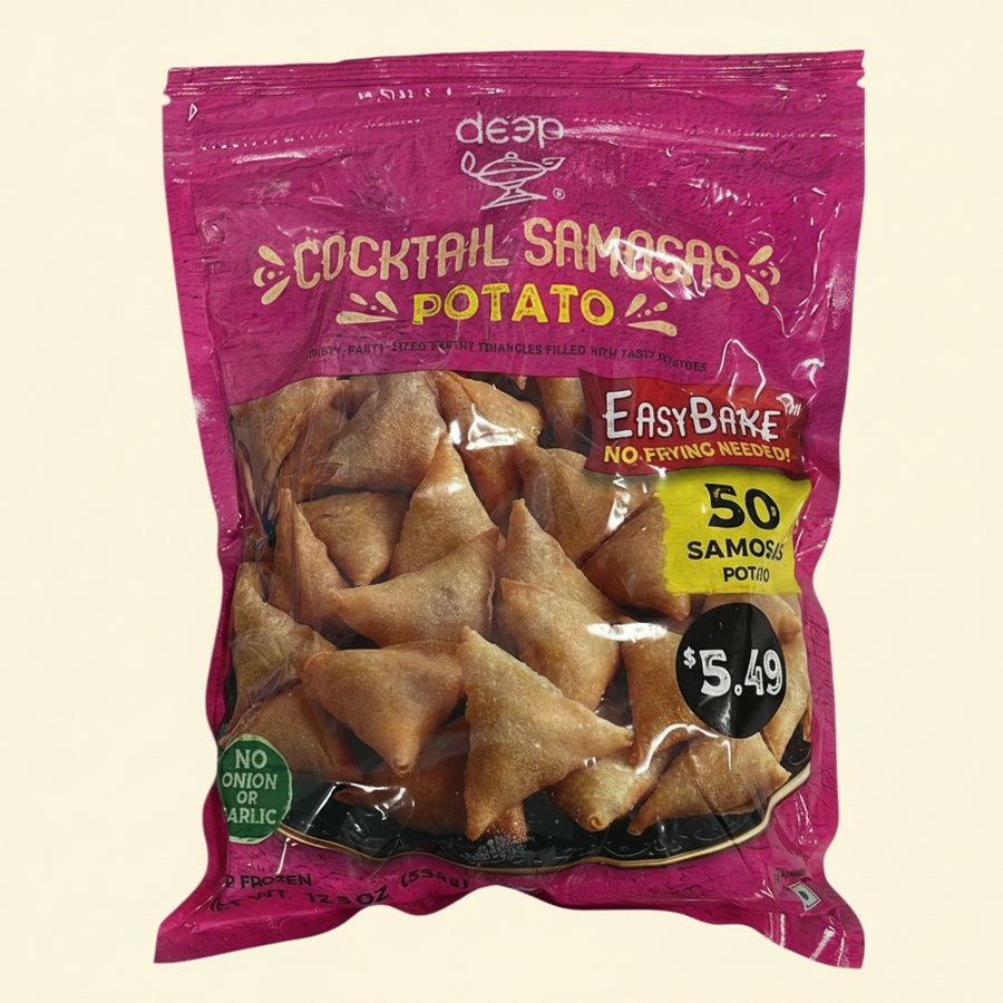 Frozen Deep Easy Bake Cocktail Potato Samosa (Pack of 50)