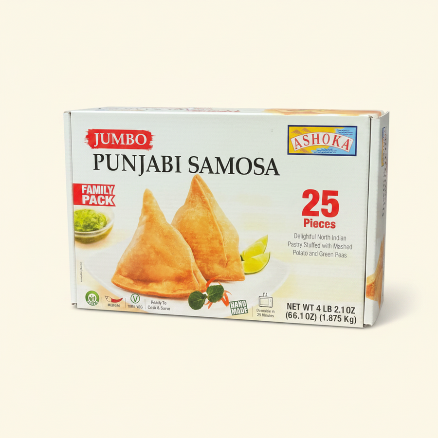 Ashoka Jumbo Punjabi Samosa (Pack of 25)