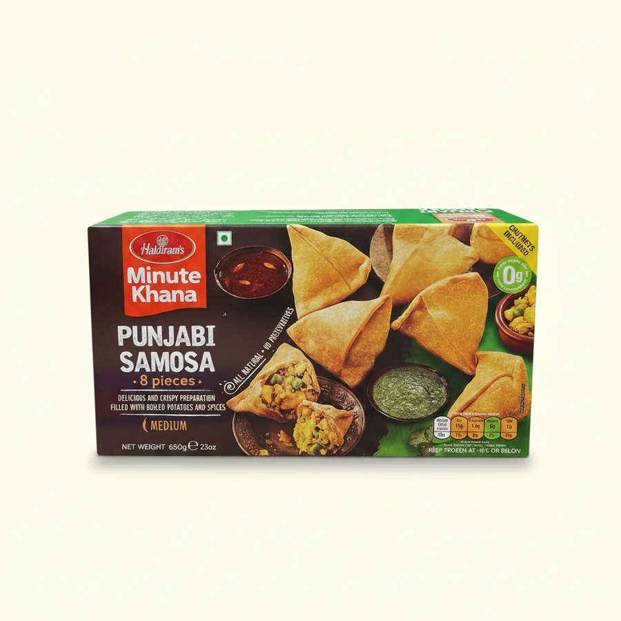 Haldiram Punjabi Samosa 650 GM (Pack of 8)