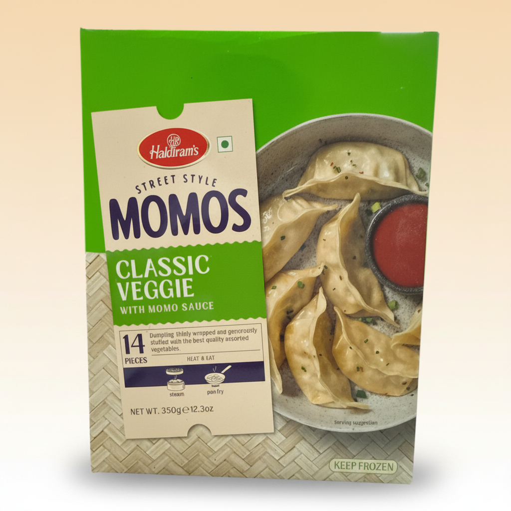 Haldiram Frozen Classisc Veggie Momos 350gm