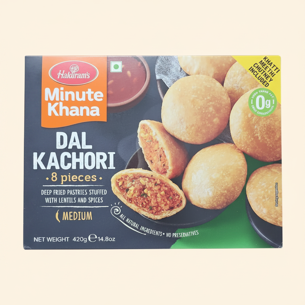 Frozen Haldiram Dal Kachori 420 Gm (Pack of 8)