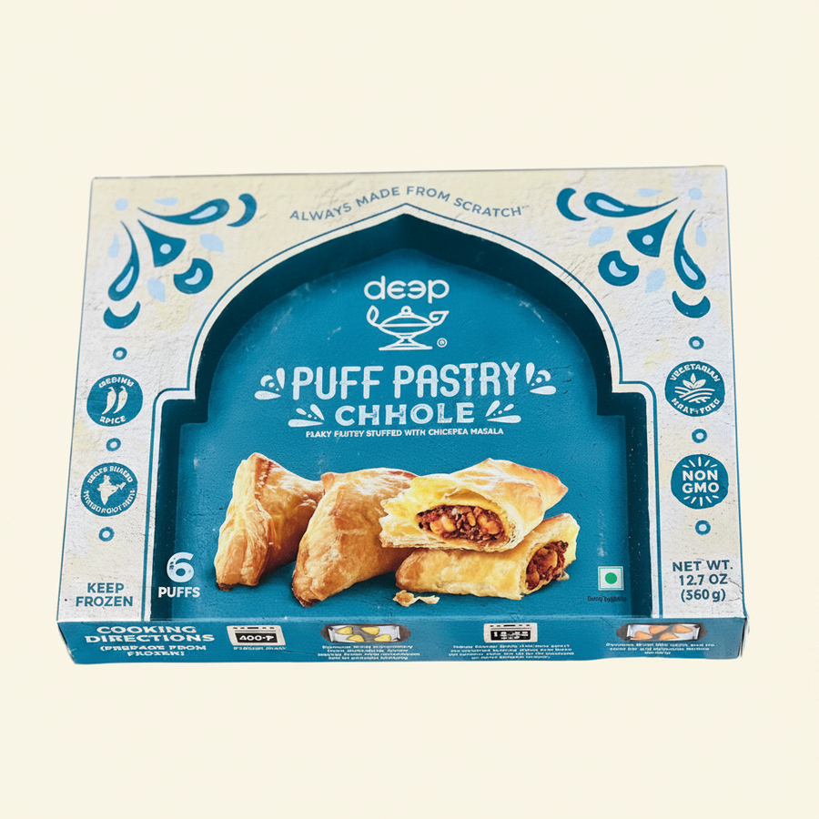 Deep Chhole Puff Pastry (Pack of 6)