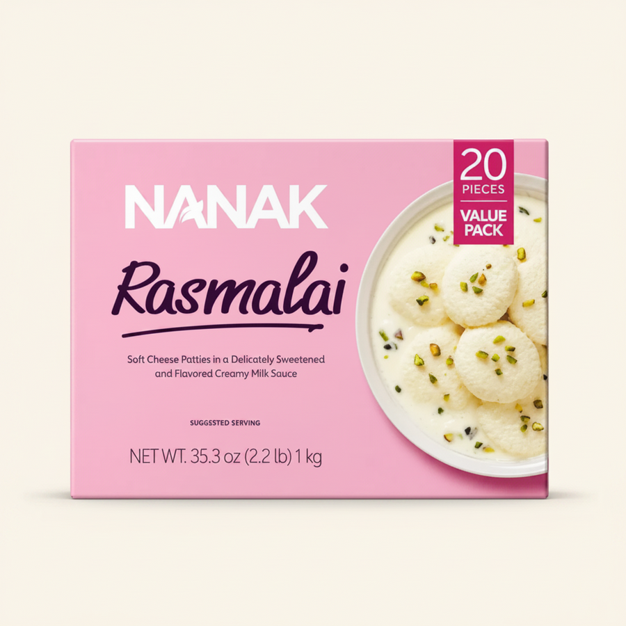 Nanak Rasmalai 1KG (20 pieces)