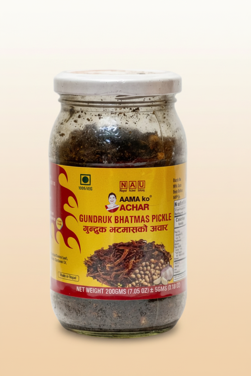 Gundruk Bhatmas Pickle
