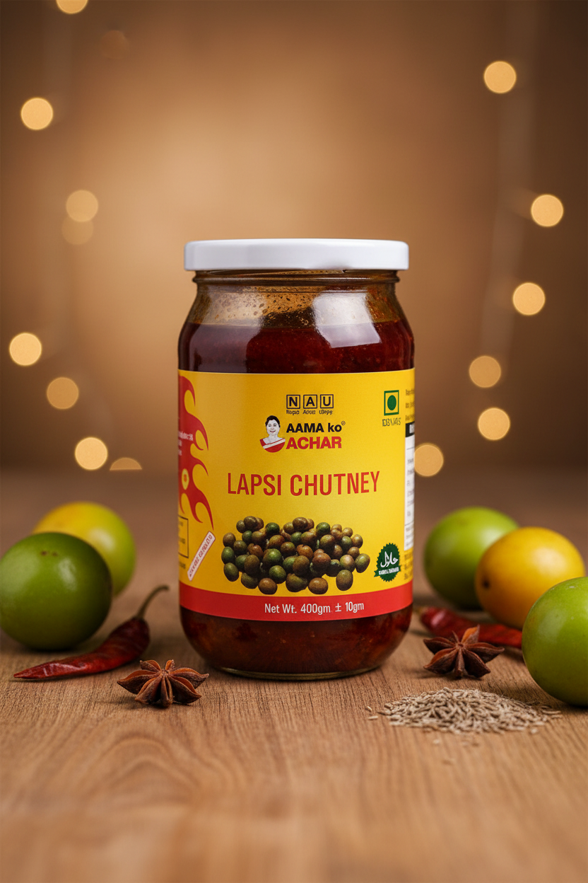 Hot and Spicy Lapsi Pickle