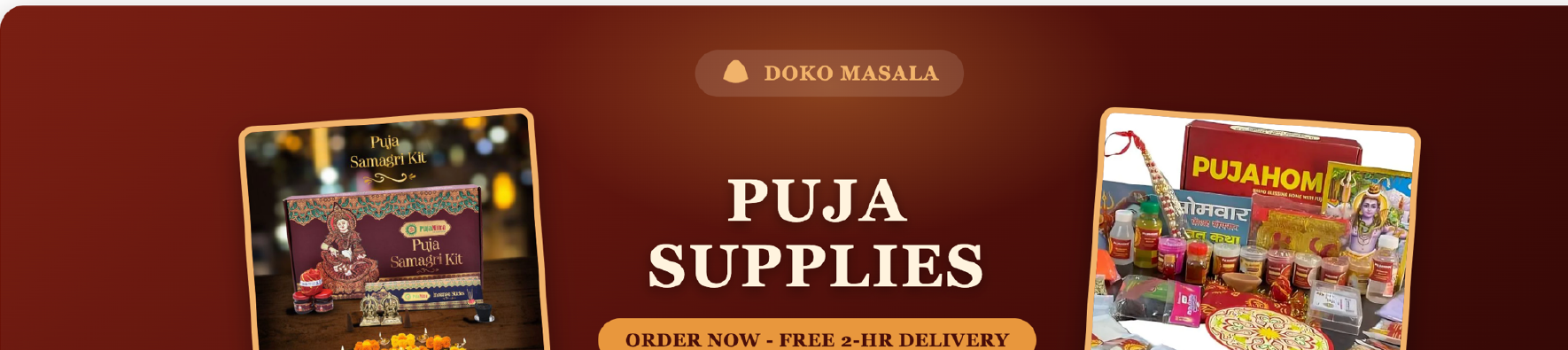 Puja supplies - order now with free 2-hour delivery